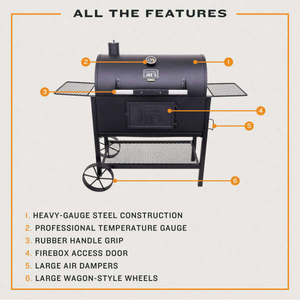 Oklahoma Joe's Judge Charcoal Grill Outdoor Barbque Oklahoma Joe's Judge Charcoal Grill Oklahoma Joe's Judge Charcoal Grill CharBroil