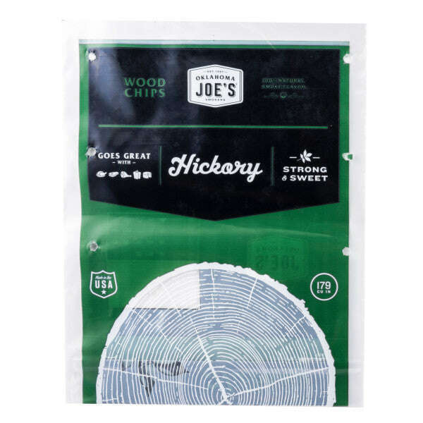 Oklahoma Joe s Hickory Wood Chips Outdoor Grill Accessories Oklahoma Joe s Hickory Wood Chips Oklahoma Joe s Hickory Wood Chips CharBroil