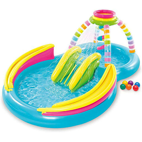 Rainbow Funnel Play Center Kids Inflatables Rainbow Funnel Play Center Rainbow Funnel Play Center Intex