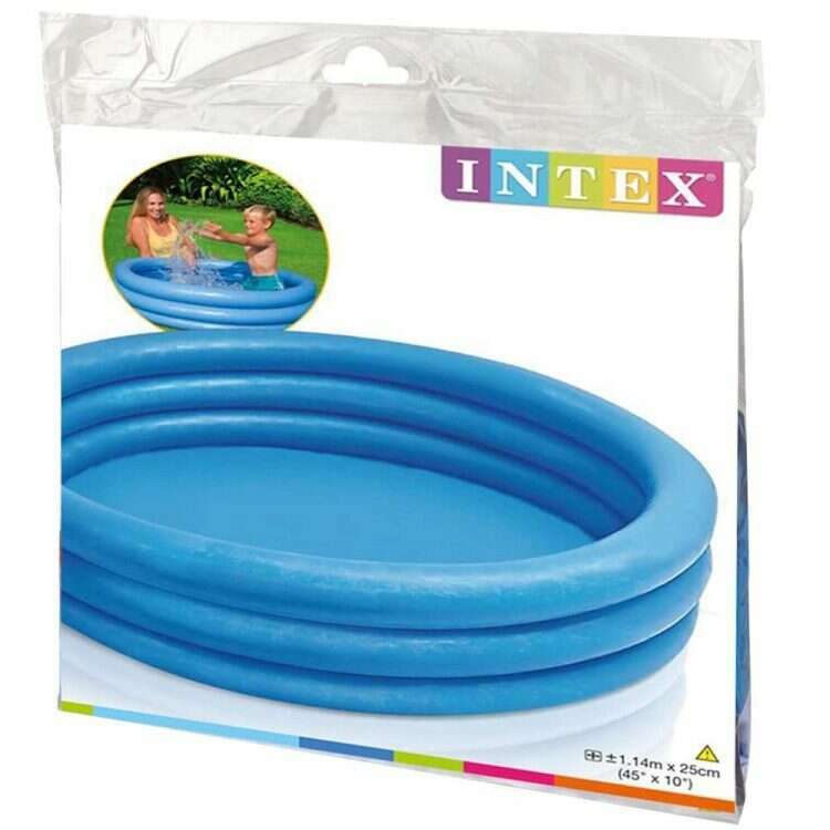 Crystal Blue Inflatable Pool Kids Inflatables Crystal Blue Inflatable Pool Crystal Blue Inflatable Pool Intex