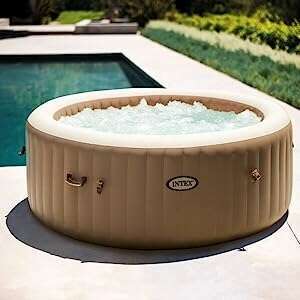 Purespa Bubble Massage 196X71Cm 4Pers Spa Bubble Pools Purespa Bubble Massage 196X71Cm 4Pers Purespa Bubble Massage 196X71Cm 4Pers Intex