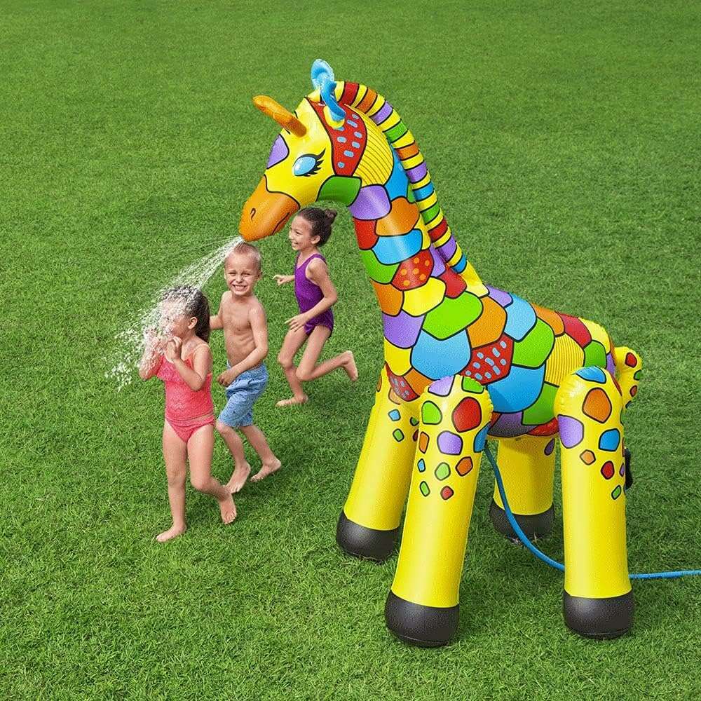 Giraffe Sprinkler, 142x104x198cm Kids Inflatables Giraffe Sprinkler, 142x104x198cm Giraffe Sprinkler, 142x104x198cm Bestway