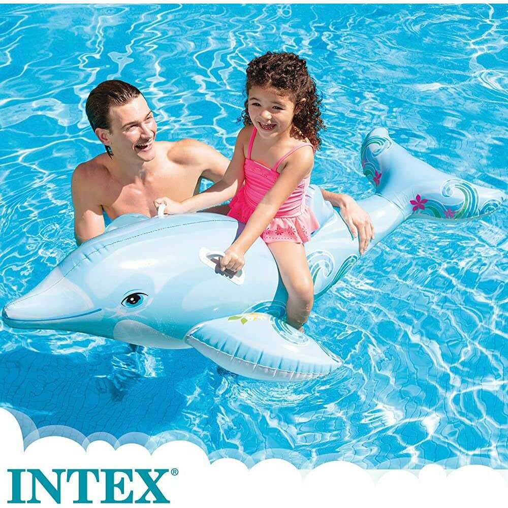 Lil Dolphin Pool Floater Kids Inflatables Lil Dolphin Pool Floater Lil Dolphin Pool Floater Intex