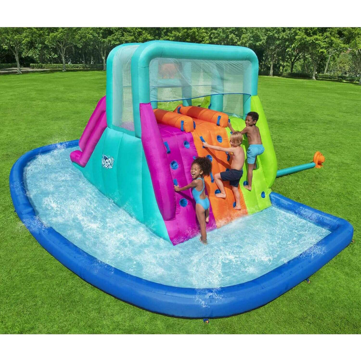 Splash Course Mega Water Park 7.1m x 3.1m x 2.65m Kids Inflatables Splash Course Mega Water Park 7.1m x 3.1m x 2.65m Splash Course Mega Water Park 7.1m x 3.1m x 2.65m Bestway