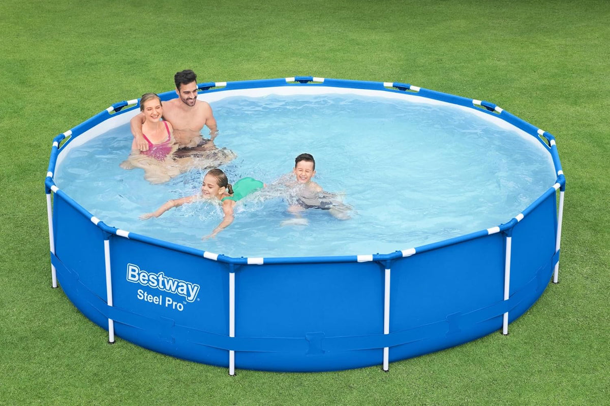 Steel Pro Round 3.96m x 84cm home pool Steel Pro Round 3.96m x 84cm Steel Pro Round 3.96m x 84cm Bestway