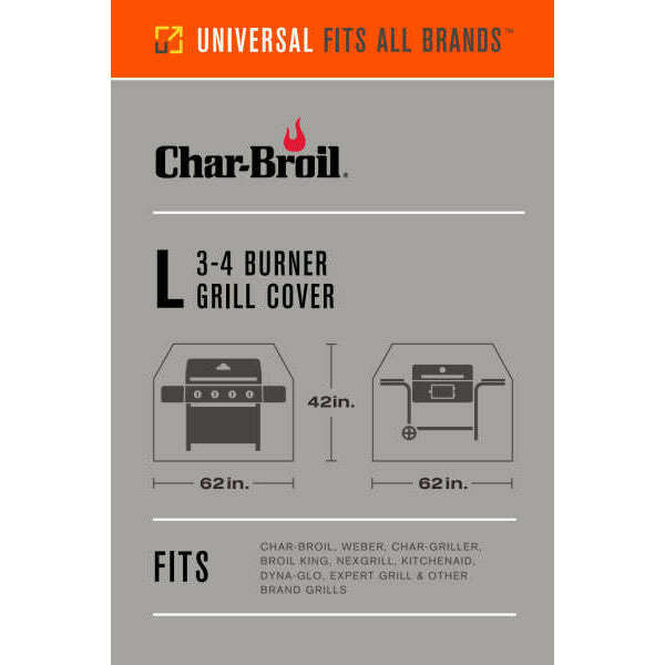 CharBroil 3-4 Burner Large Rip-Stop Grill Cover(Black) Outdoor Grill Accessories CharBroil 3-4 Burner Large Rip-Stop Grill Cover(Black) CharBroil 3-4 Burner Large Rip-Stop Grill Cover(Black) CharBroil