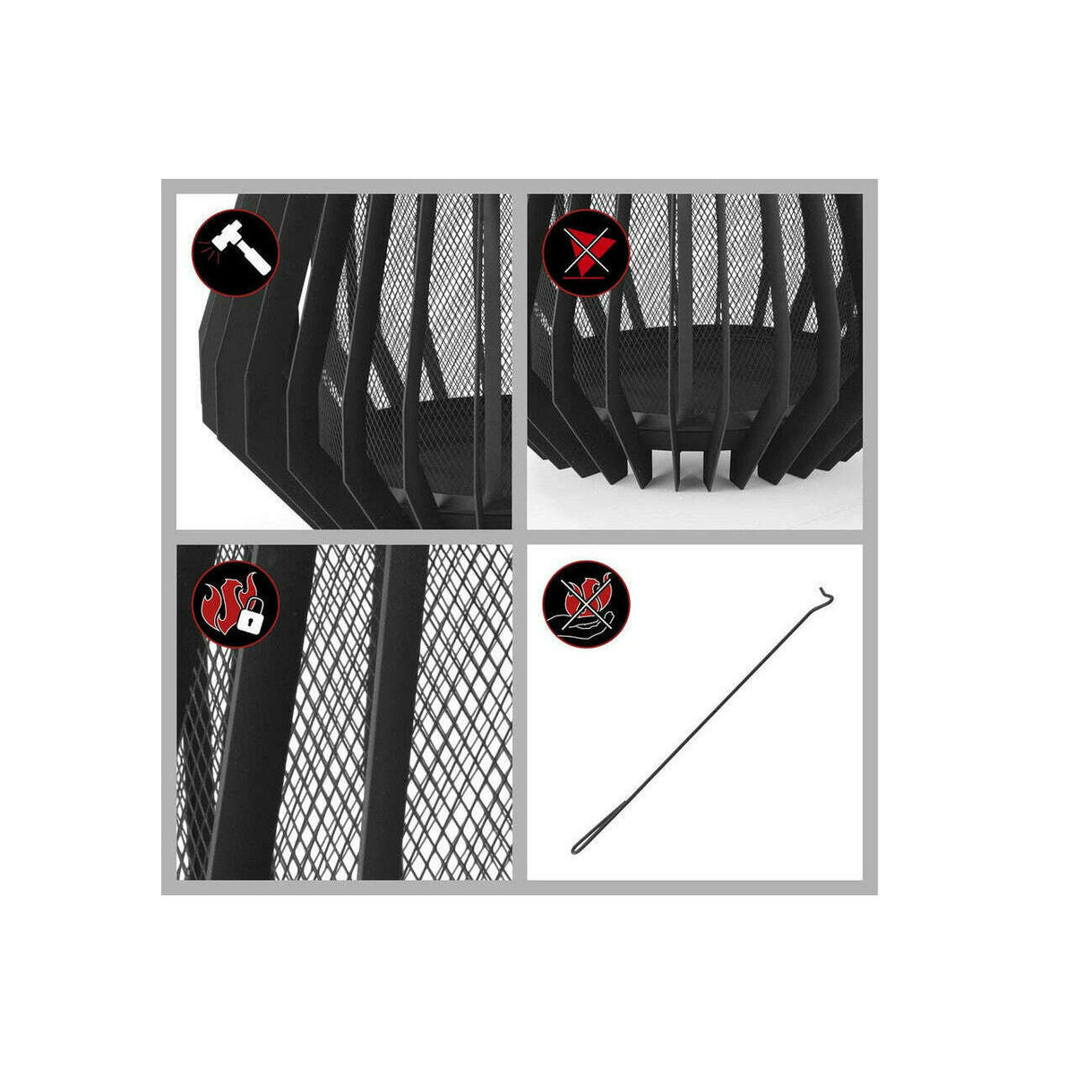 Fire Basket - Outdoor Modern Design Outdoor Barbque Fire Basket - Outdoor Modern Design Fire Basket - Outdoor Modern Design Landmann